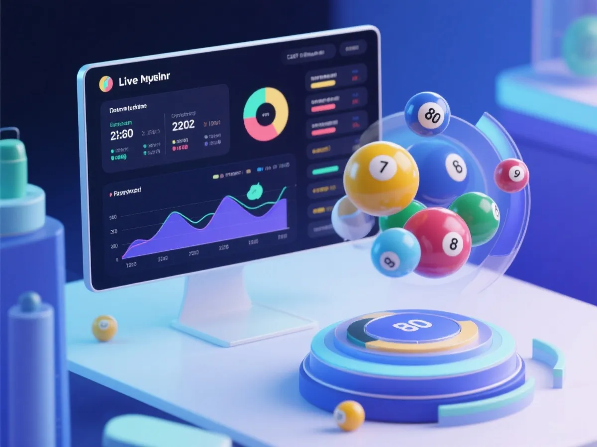 澳门六合彩预测中心实时数据界面示意图